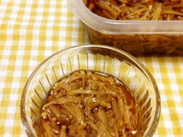 無添加安心♪えのきで手作りなめたけ